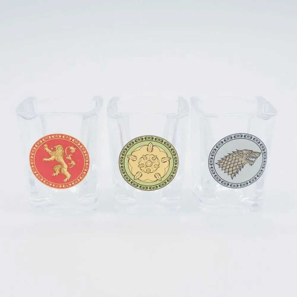 Set of 4 Game of Thrones Shot Glasses